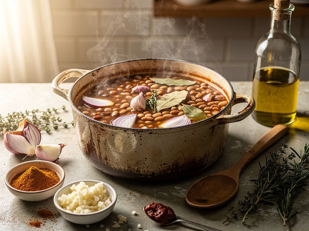 Building Flavour in a Pot of Beans