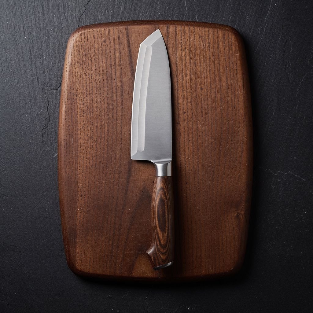 Santoku and Board Set