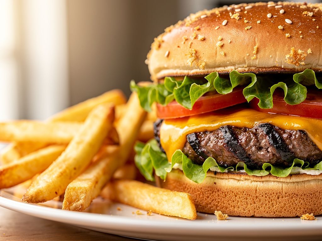 The All-American Backyard Cheeseburger