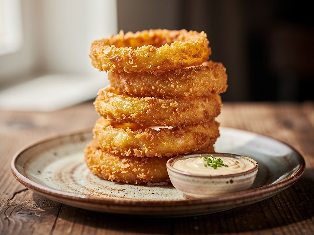 Beer-Battered Onion Rings
