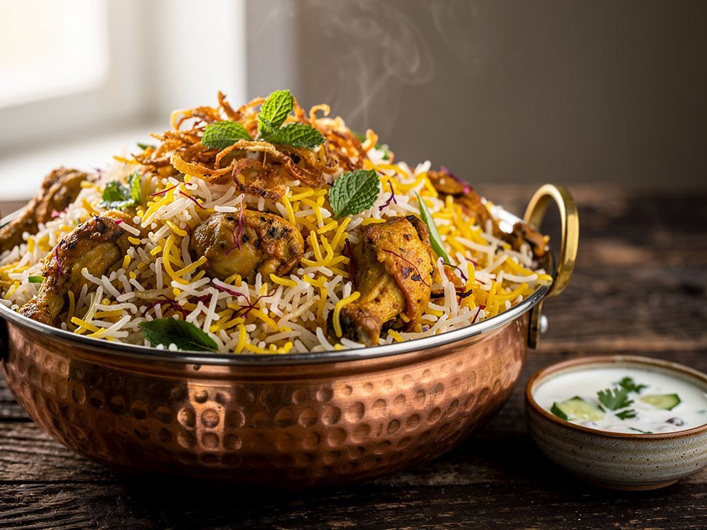Chicken Biryani (Layered Spiced Rice)