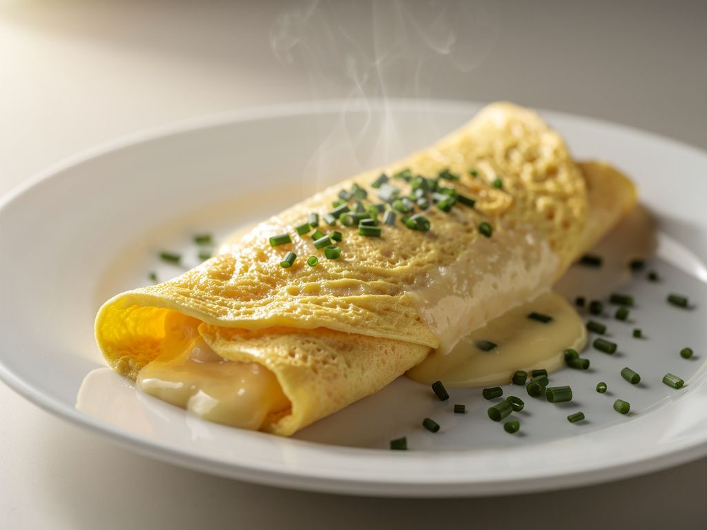 Classic French Cheese Omelette
