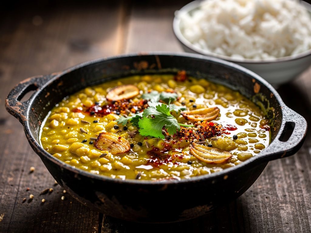 Dal Tadka (Yellow Lentils with Tempered Spices)