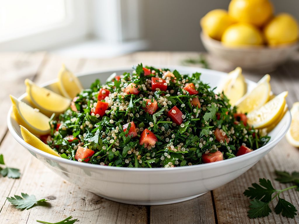 Fresh Lebanese Tabbouleh Salad