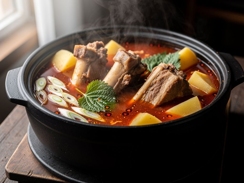 Gamjatang (Pork Bone Soup)