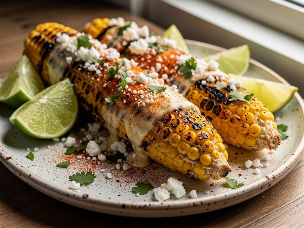 Grilled Mexican Street Corn (Elote)