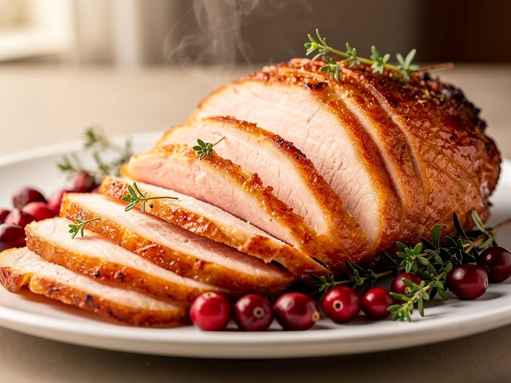 Herb-Brined Smoked Turkey Breast