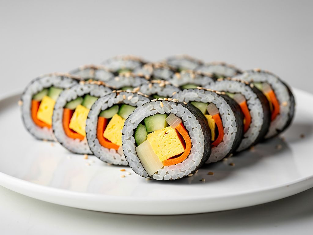 Kimbap (Seaweed Rice Rolls)
