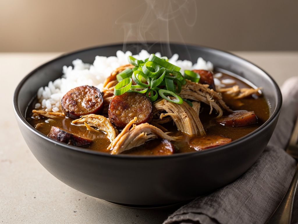 Louisiana Chicken and Sausage Gumbo