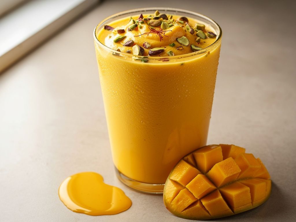 Mango Lassi (Yogurt Mango Smoothie)