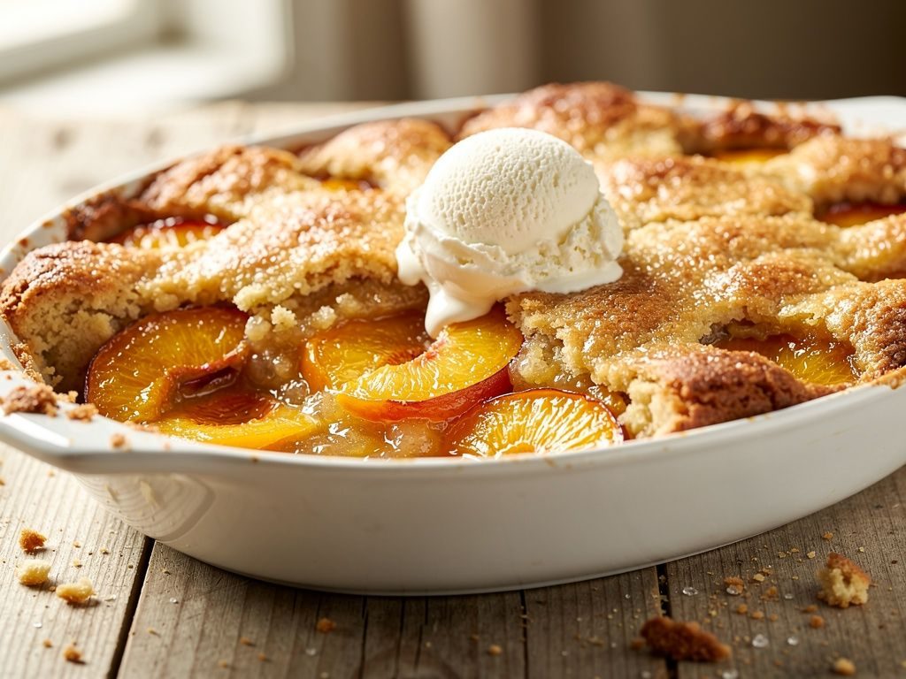 Old-Fashioned Peach Cobbler