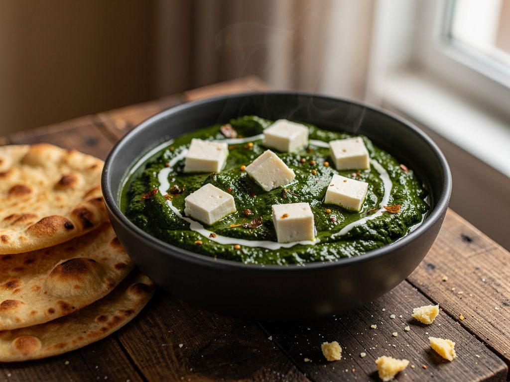 Palak Paneer (Spinach and Cheese Curry)