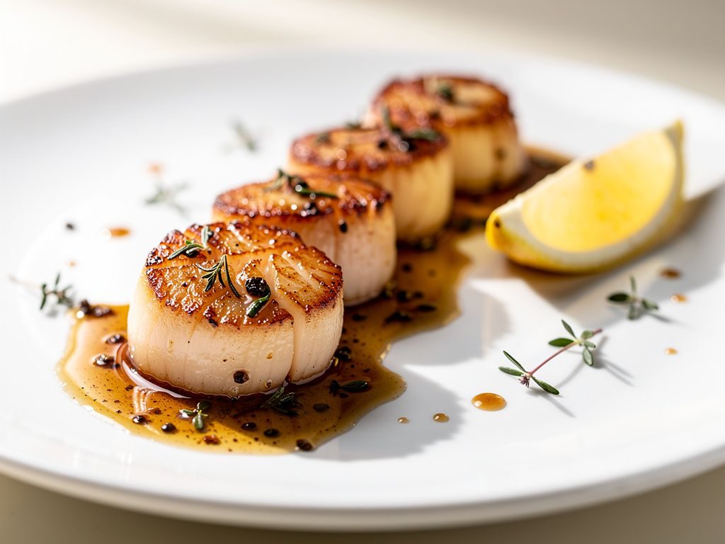 Pan-Seared Scallops with Brown Butter