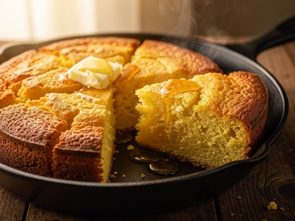 Southern Buttermilk Skillet Cornbread