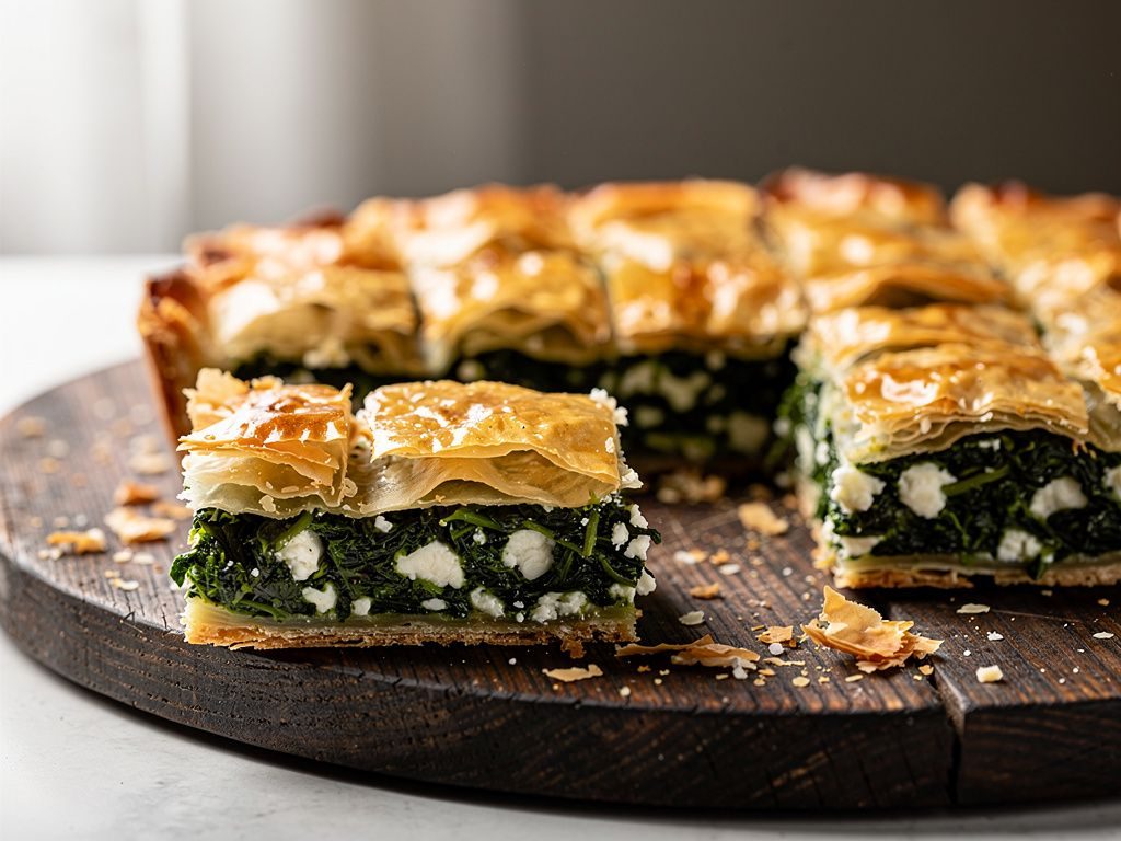 Spanakopita Greek Spinach and Feta Pie