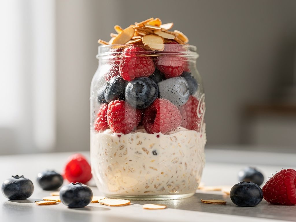 Vanilla Berry Overnight Oats