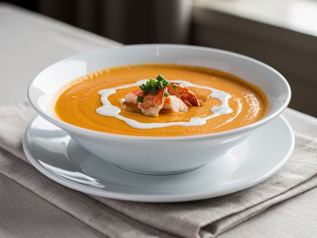 Velvety Lobster Bisque